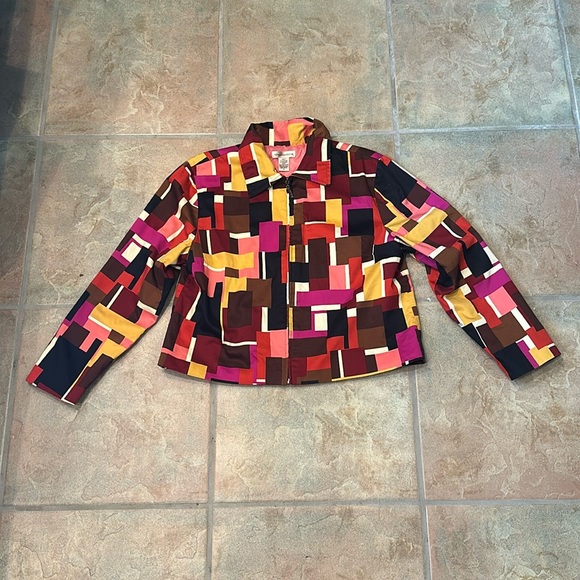 Patrick Christopher multicolor jacket size xl - Picture 1 of 3
